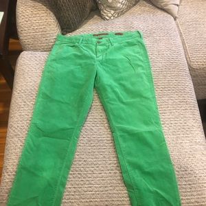 Banana Republic green corduroy